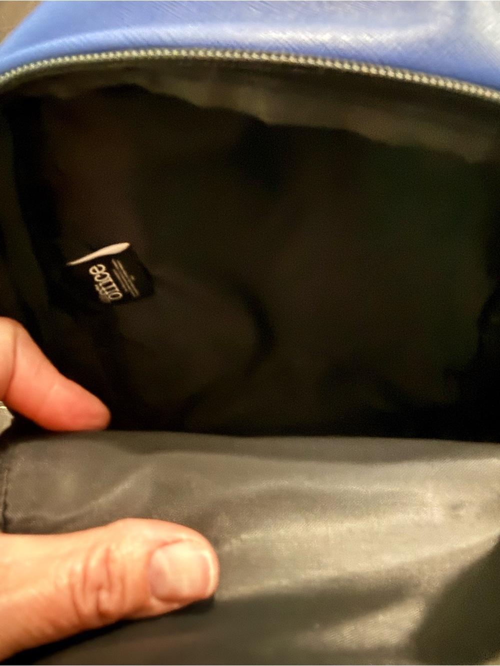 Title: The Office Dunder Mifflin Mini Backpack Blue & Black TV Show Fan Bag - Picture 5 of 10